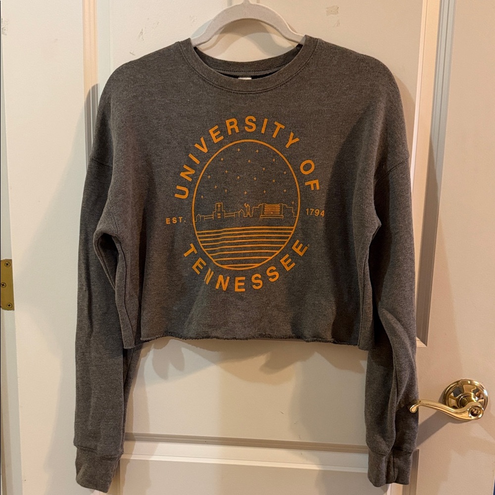 University of Tennessee Charcoal Cropped Sweatshirt